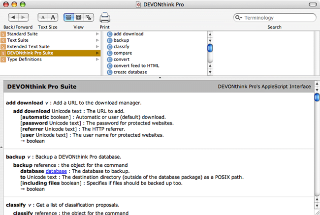 devonthink pro office search syntax