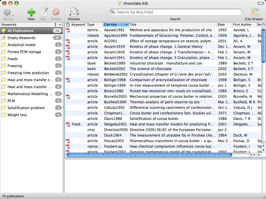 Bibdesk A Free Bibliography Management Application Mac Research