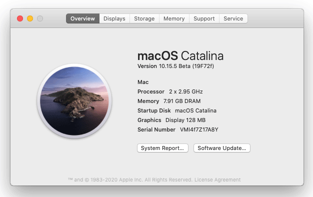 current mac os