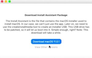 install big sur unsupported mac