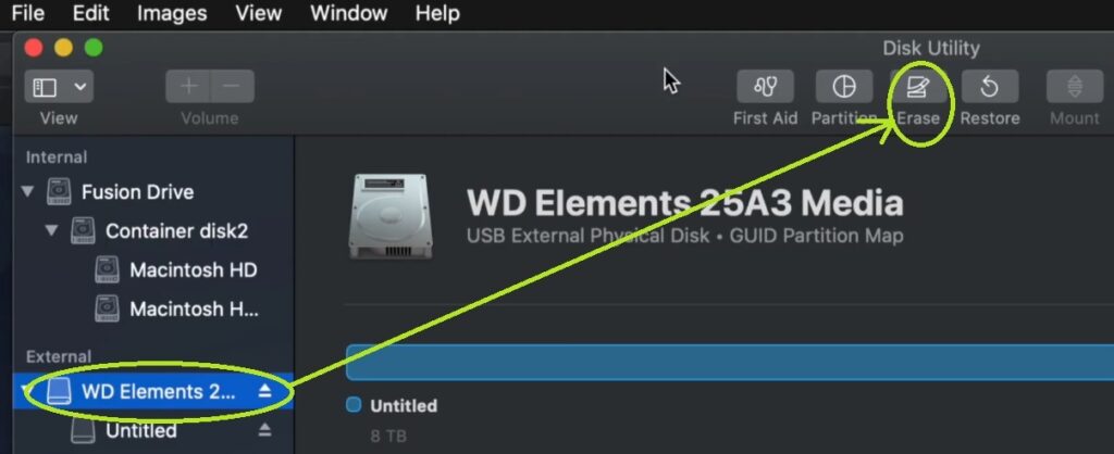 format for external hard drive for mac and pc wd elements