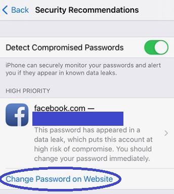 detect compromised passwords