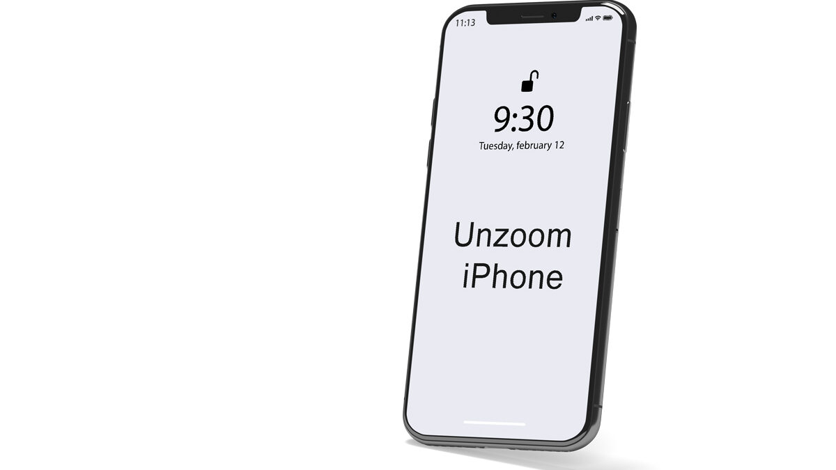 How to Unzoom iPhone