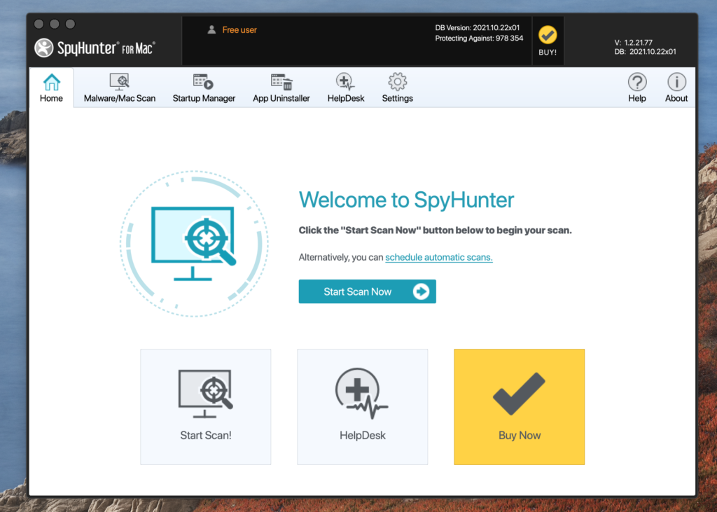 spyhunter malware 4 rating