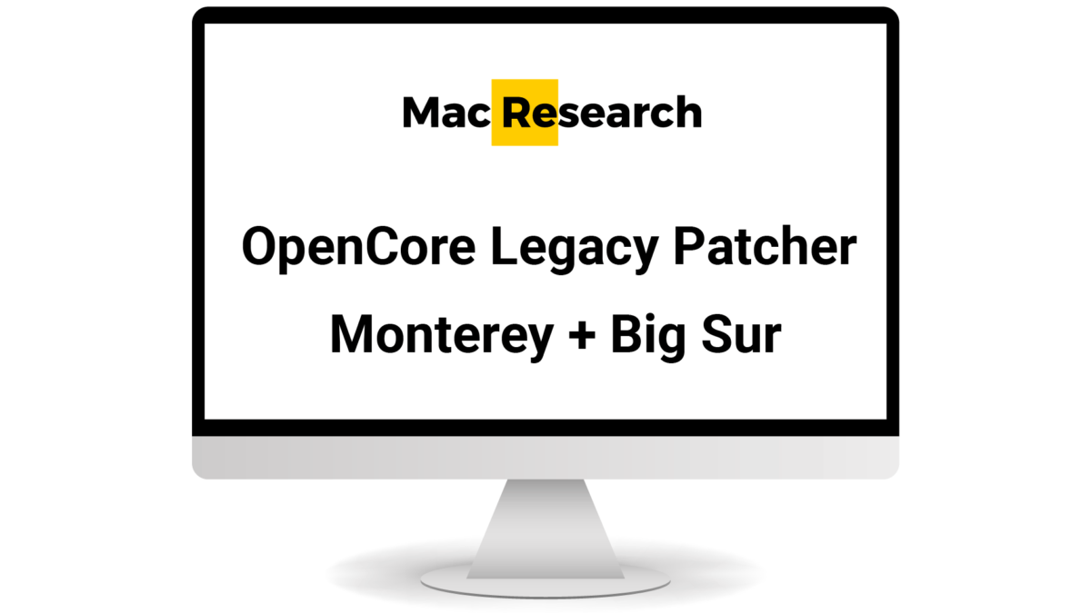 OpenCore Legacy Patcher