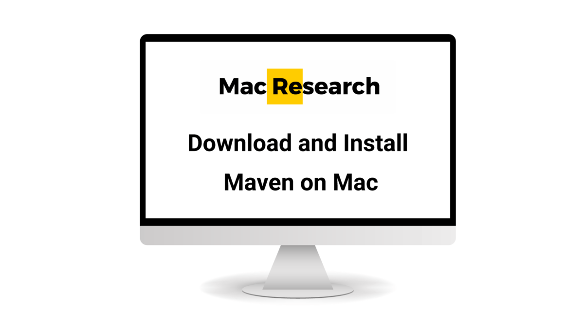 Download and Install Maven on Mac
