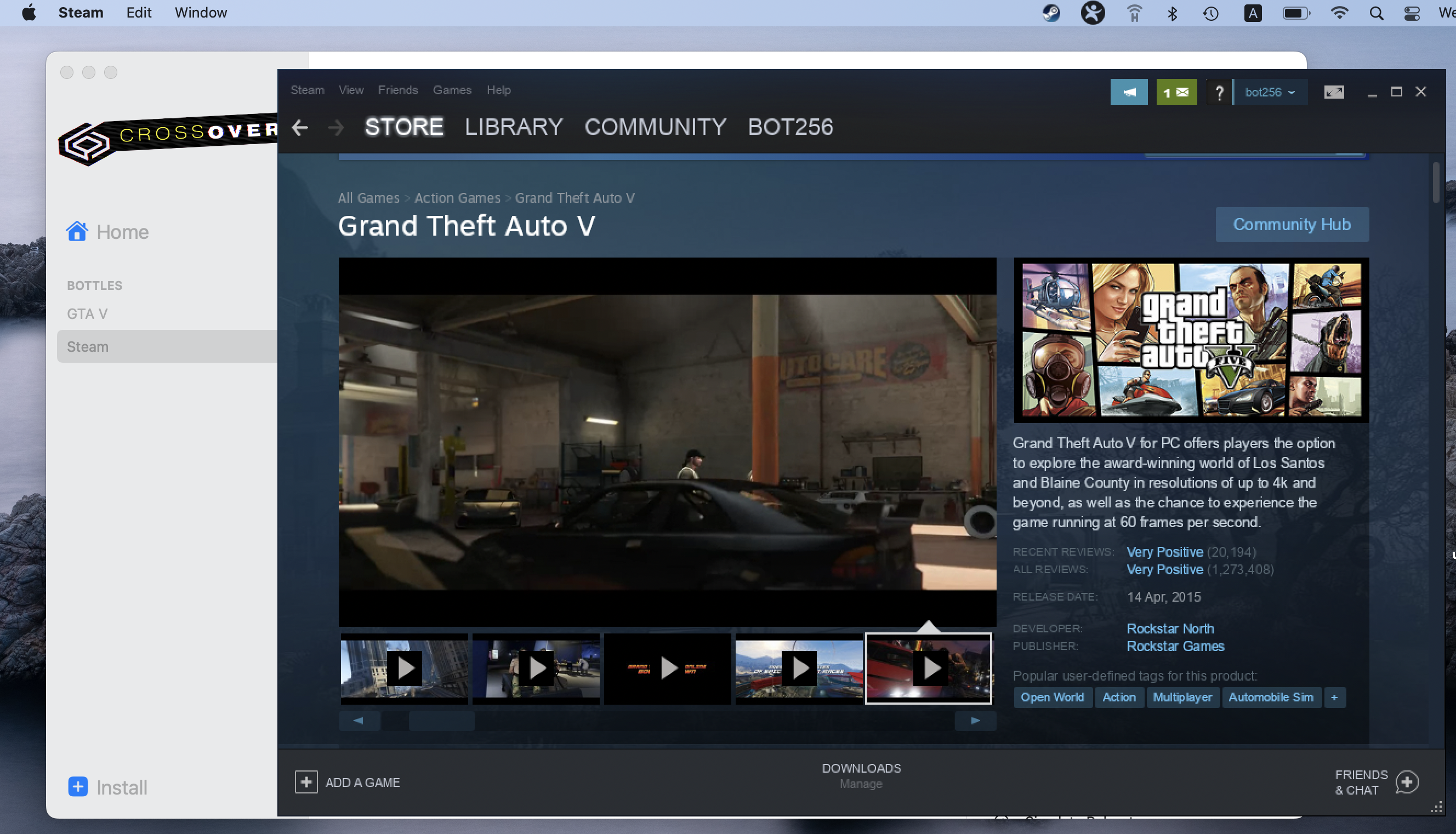 GTA V in Steam