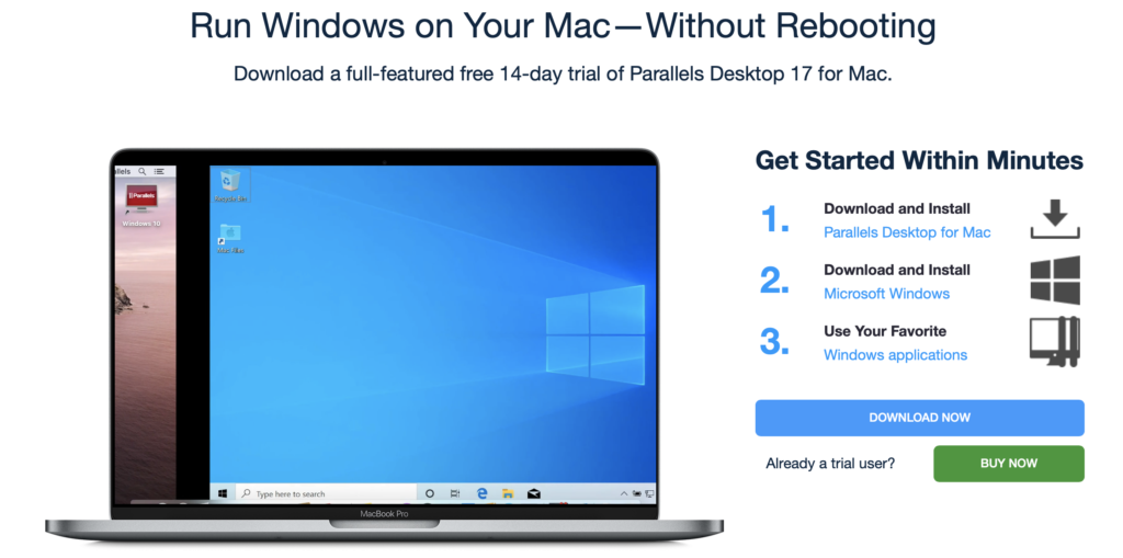 mac parallels windows 10 drivers