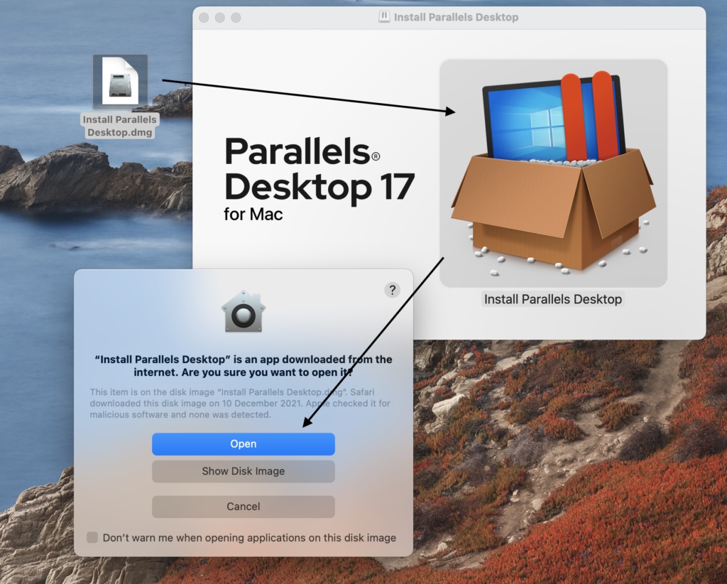 how to open parallel on mac