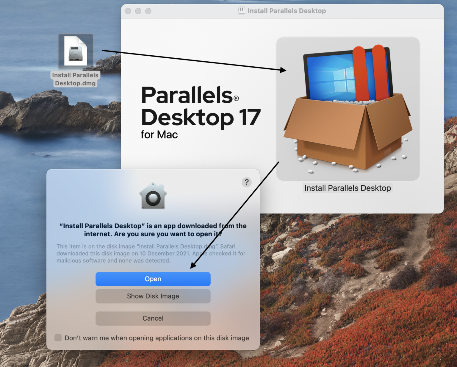 windows parallel on mac m1