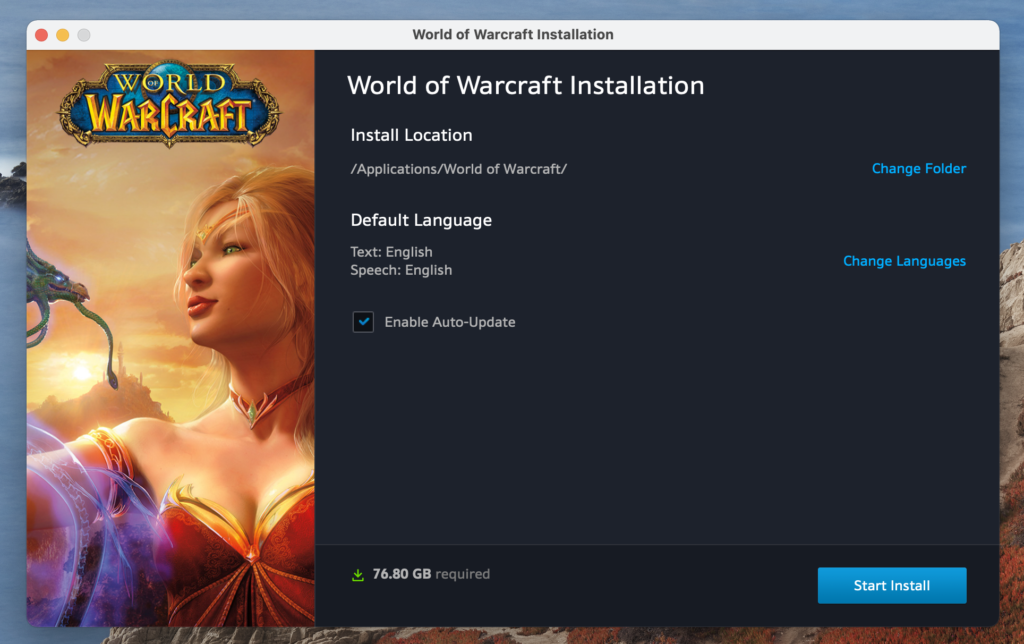 free wow download for mac