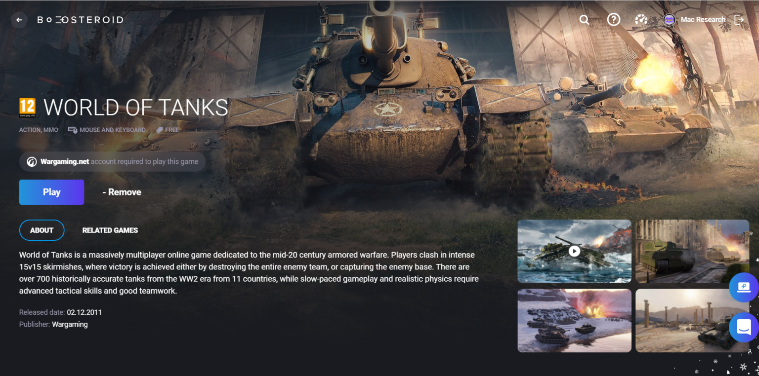 World of tanks mac системные требования