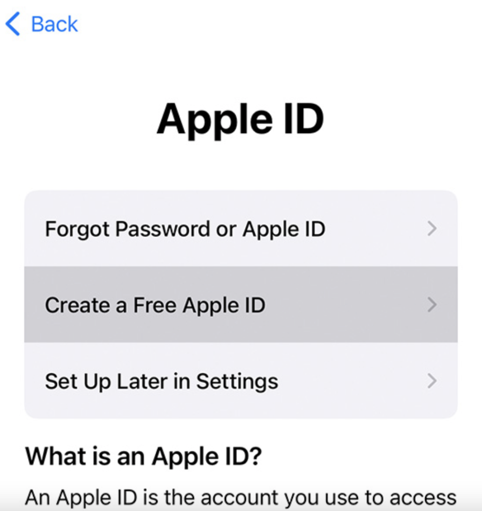 how to open apple id online