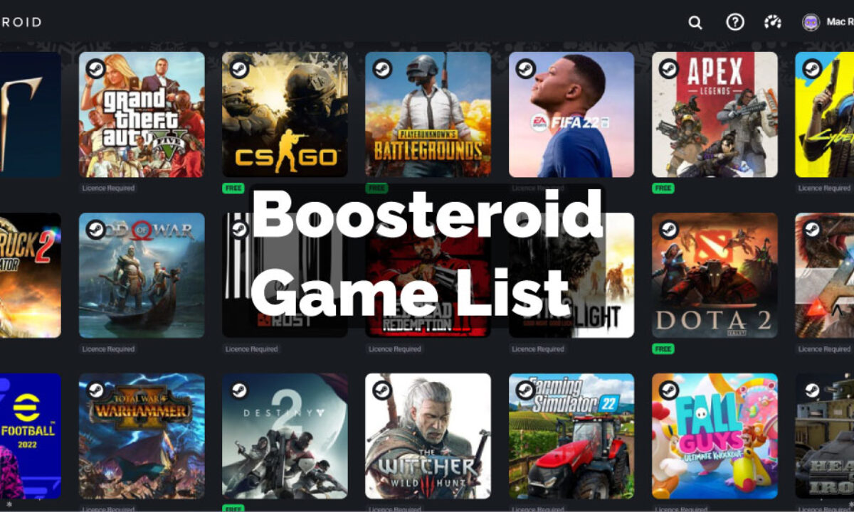 TOP 11 FREE BOOSTEROID CLOUD GAMING GAMES 