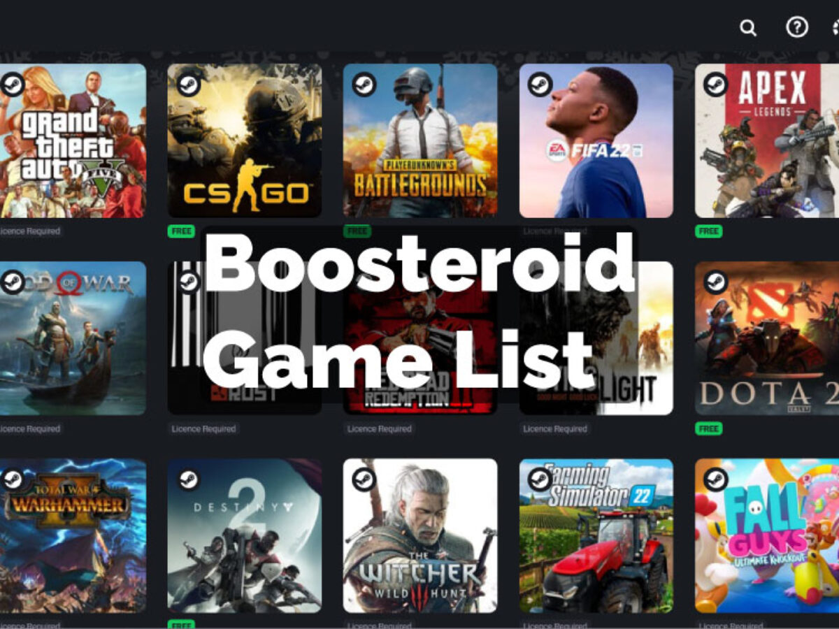 Boosteroid Games List [Daily Updated]
