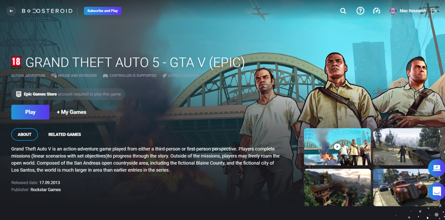 how to play gta v on mac