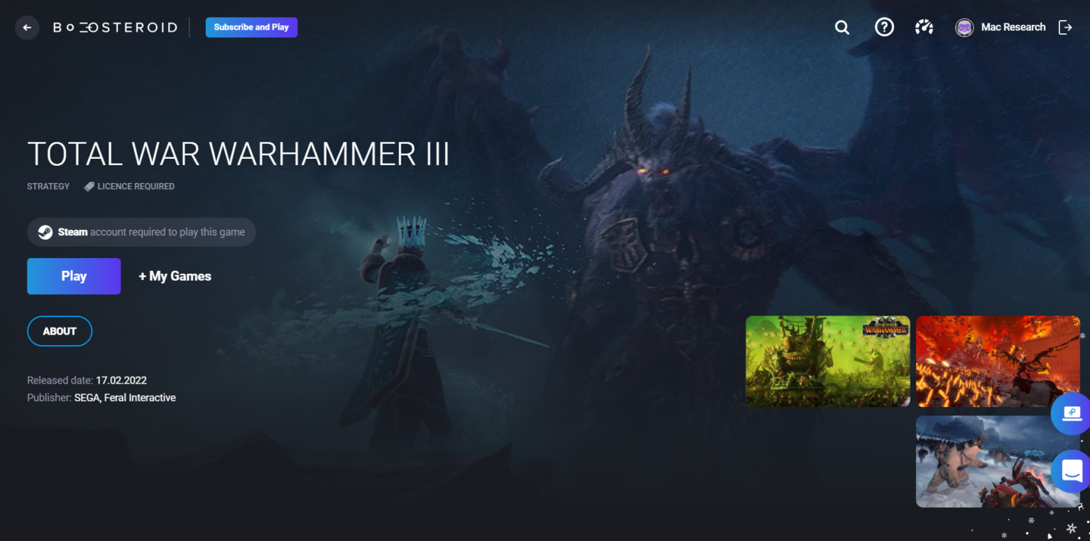 How To Play Total War: Warhammer 3 On Mac