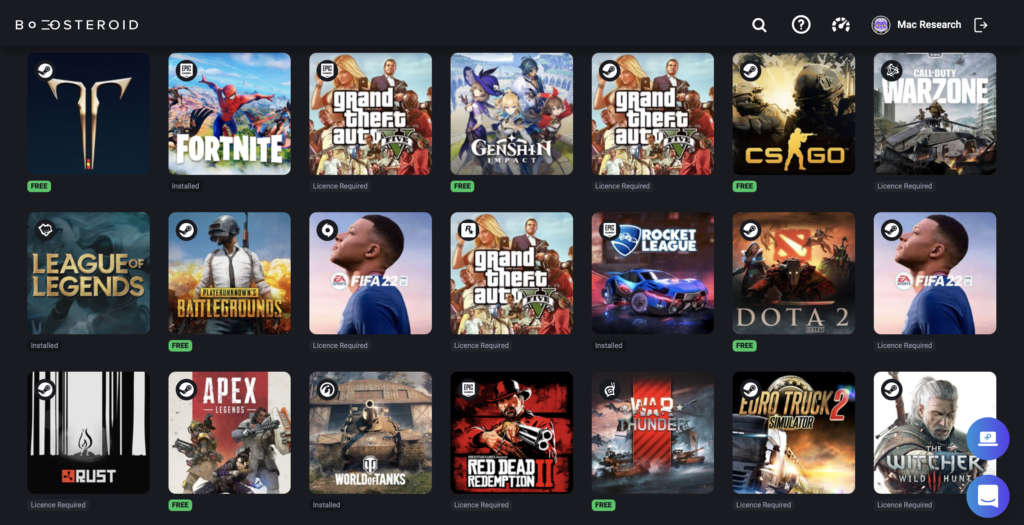 Play Your Favorite Games on macOS With Boosteroid