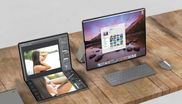 Foldable MacBook design concept