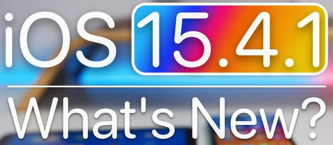 iOS 15.4 is no longer supported by Apple in favor of iOS 15.4.1