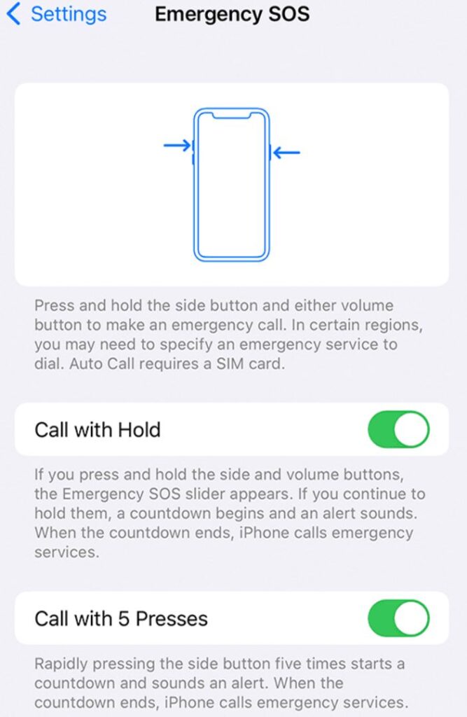 How to Set Up and Activate an Emergency SOS on iPhone