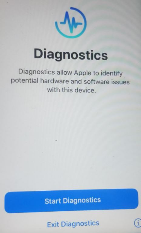 iPhone Diagnostics Mode