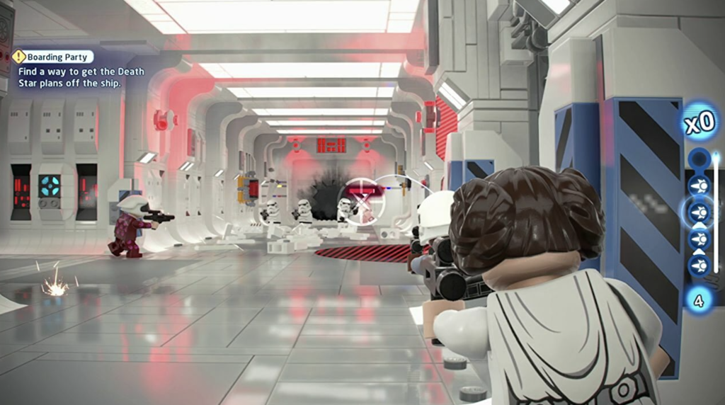 Lego Star Wars: The Skywalker Saga ranged combat