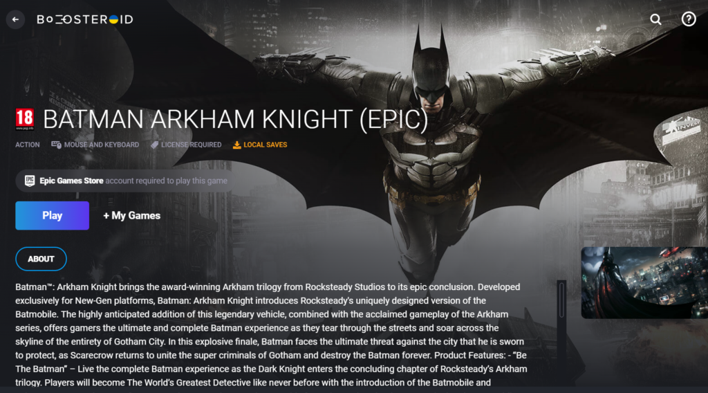 How to Play Batman: Arkham Knight on Mac (M1 and Intel)