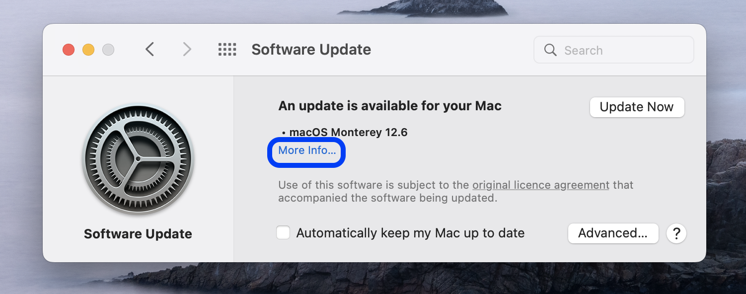 macOS Update