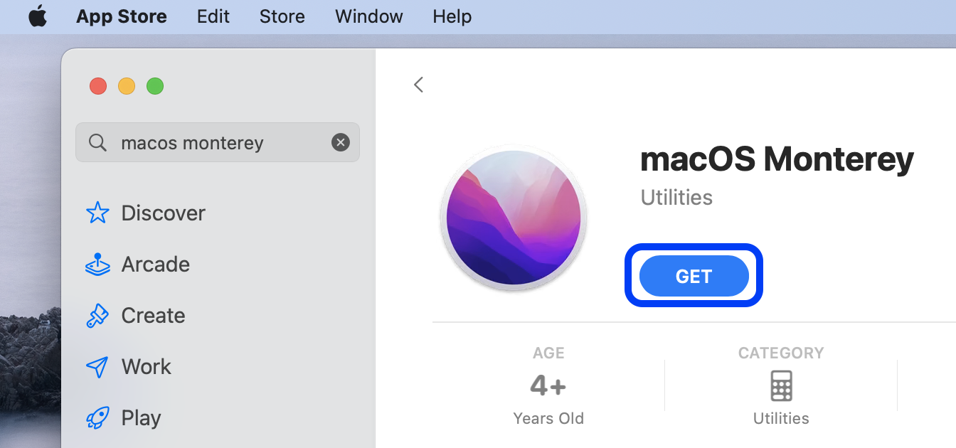 macOS in App Store