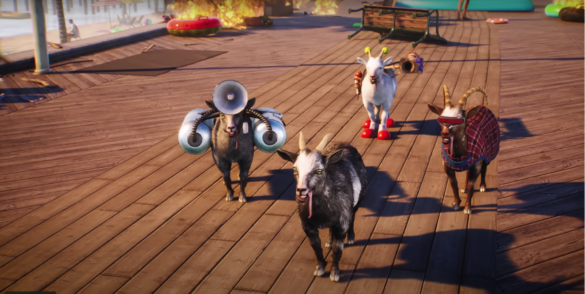 Goat Simulator 3 goats