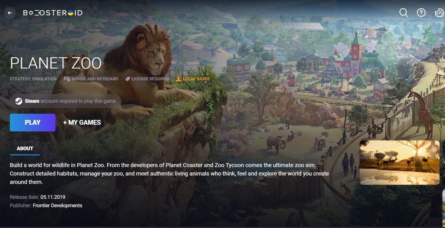 can i play planet zoo on mac