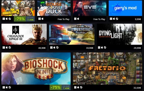 Steam Games on Mac