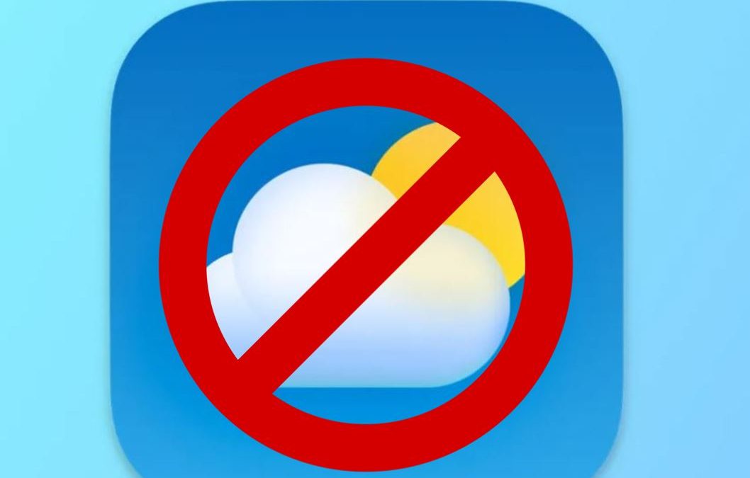 iPhone Weather app not working