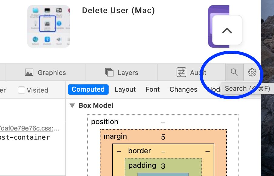 How to inspect element in Mac Safari