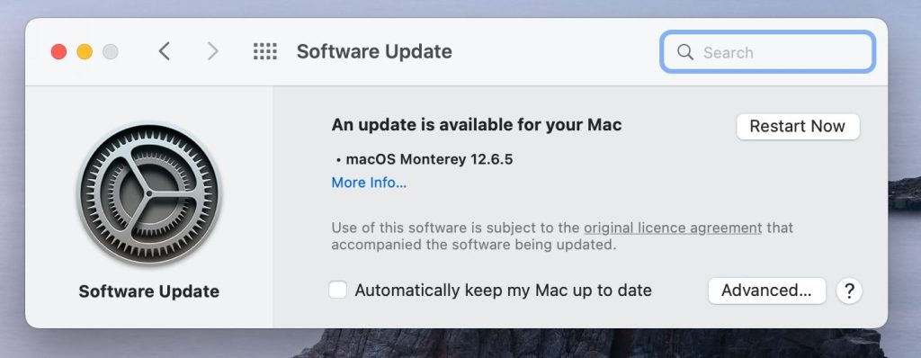 update old mac