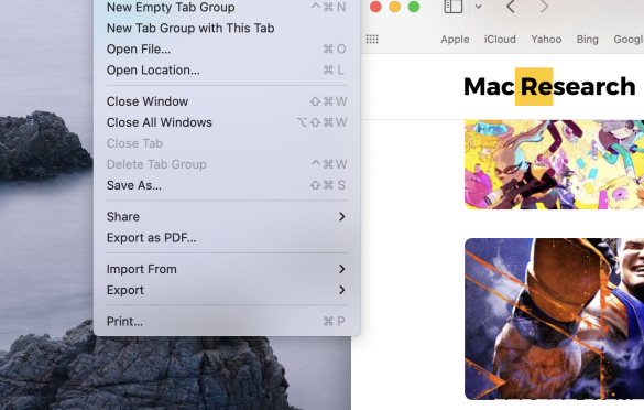 How to open Incognito Tab on Mac