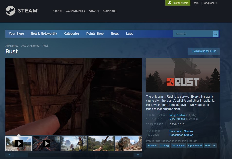 Rust on Mac with Steam