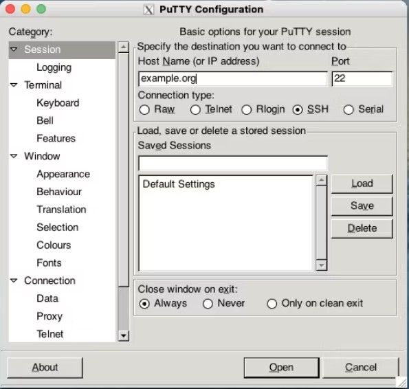 putty mac os download