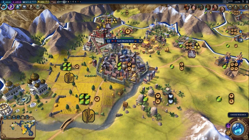 Civilizations VI Mac gameplay