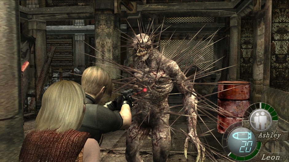 Resident Evil 4 fight scene on MacOS