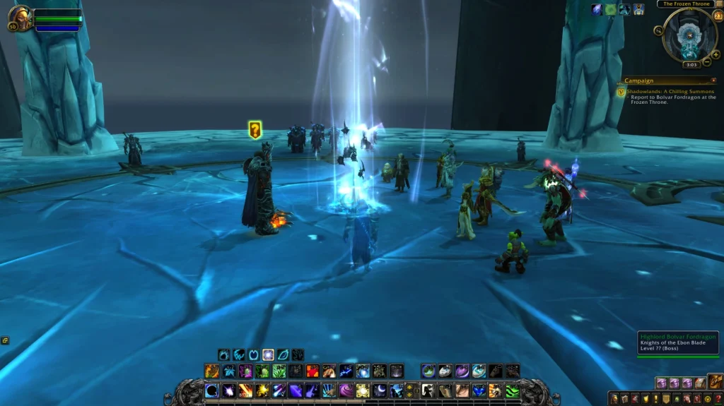 World of Warcraft gameplay on Mac