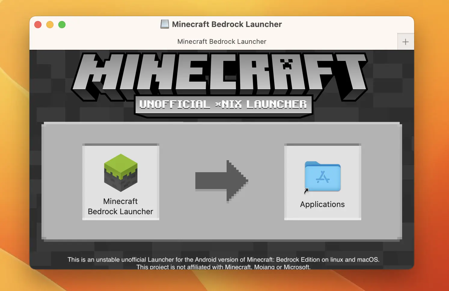 Minecraft Bedrock Launcher install