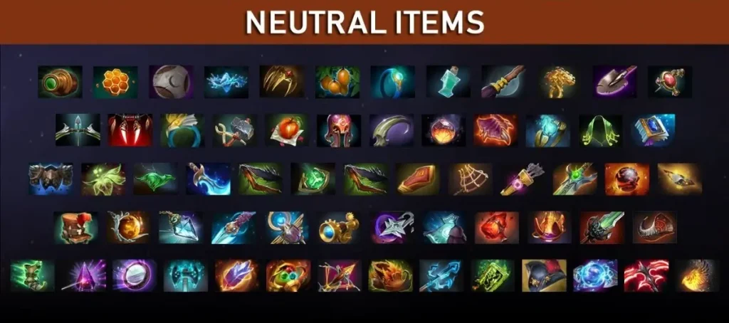 Neutral items in Dota 2