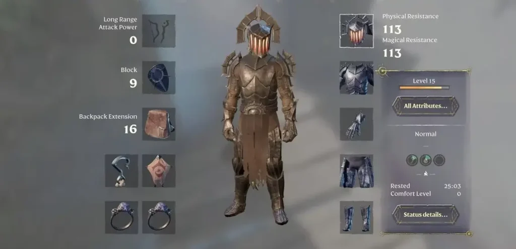 Enshrouded Guard Of The North Armor