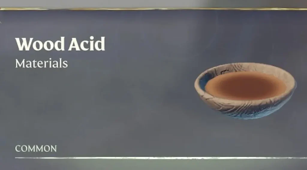How to get Wood Acid in Enshrouded