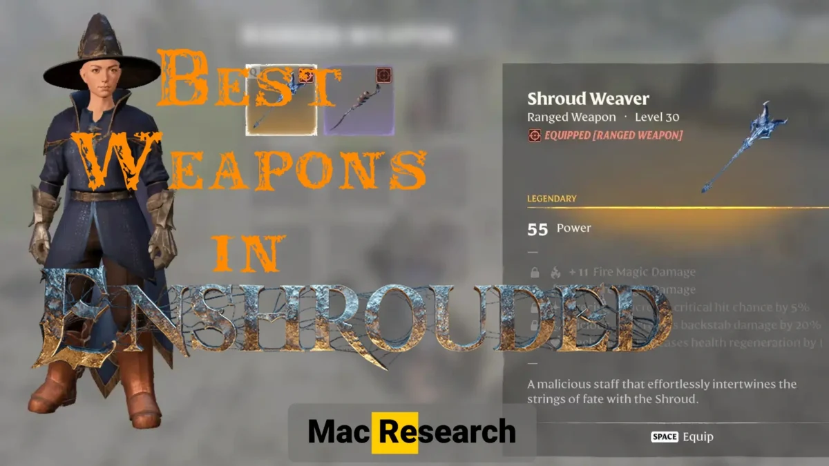 Enshrouded Weapons Guide