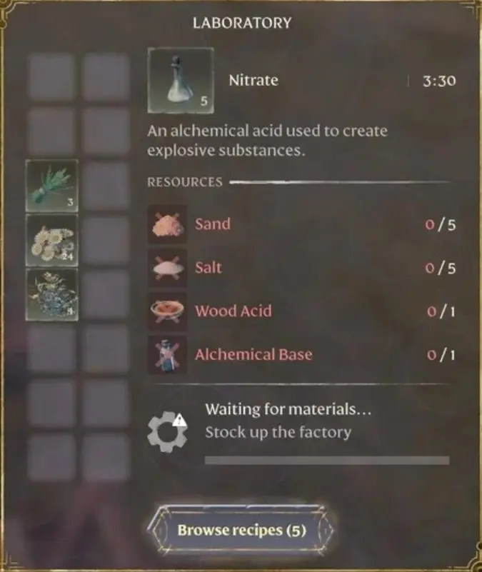 How To Make Nitrate In Enshrouded