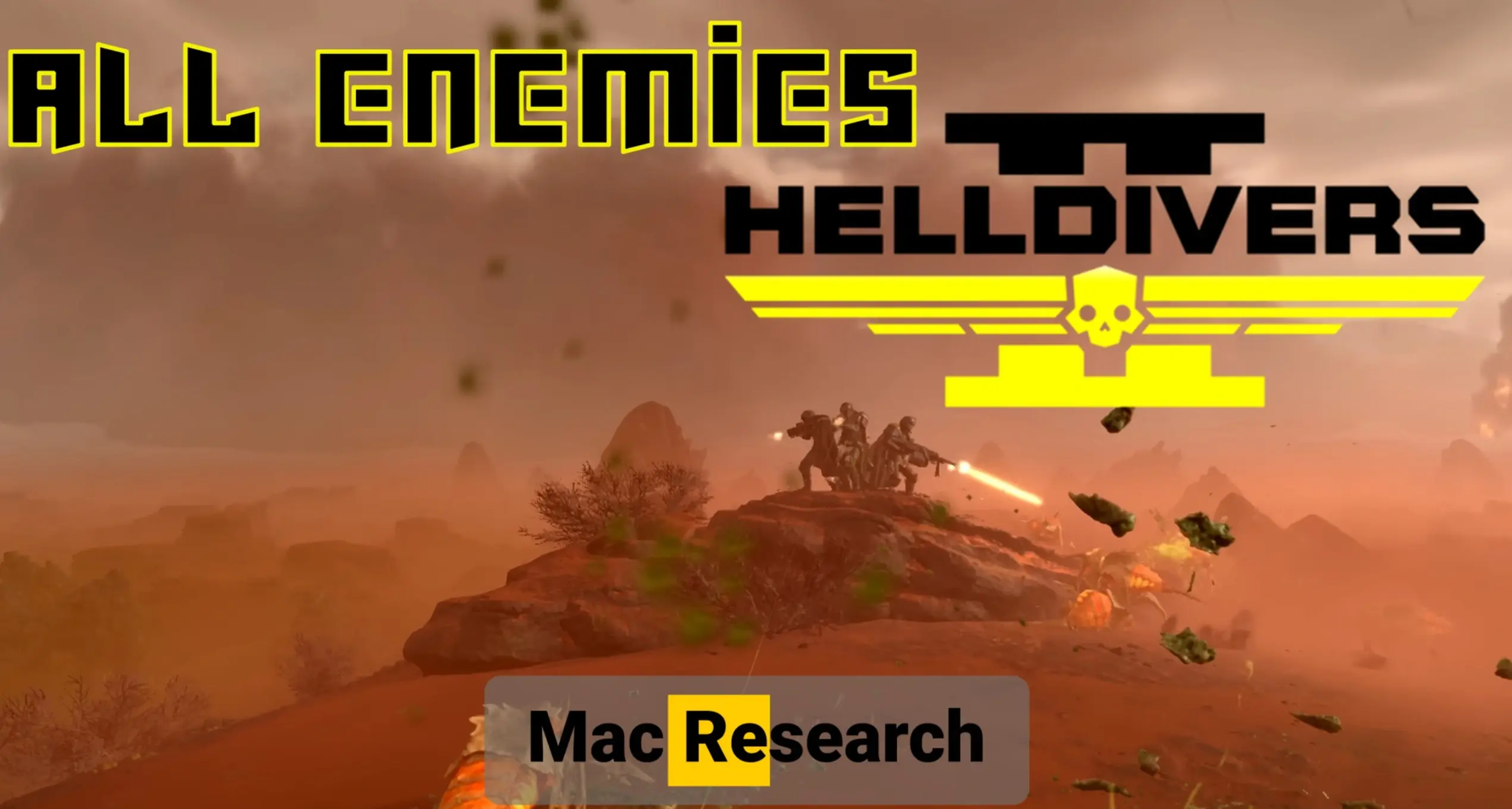 Full Helldivers 2 Enemies List